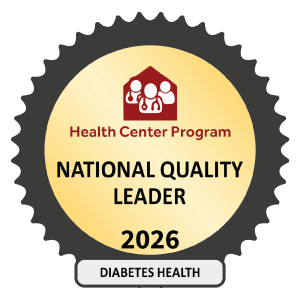 Health Center Program 2025 National Quality Leader in Diabetes Health