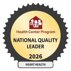 Health Center Program 2025 National Quality Leader in Heart Health